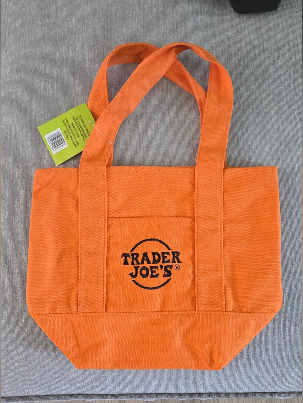 Mini Canvas Tote Bag Trader Joe's